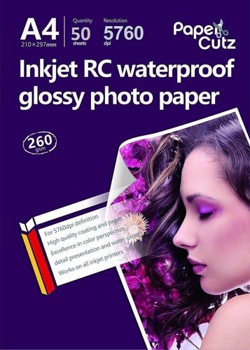 Gloss inkjet photo paper - a4,
