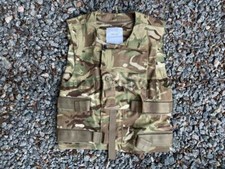 BRITISH ARMY COMBAT BODY ARMOUR COVER MTP CAMO CBA ECBA Flak Vest Airsoft PCS