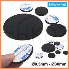Self Adhesive Round Silicone Pad Disc Gaskets Diameter 5mm-30mm Thick 0.5mm-10mm