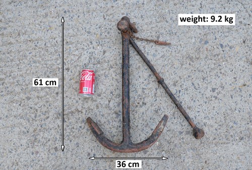 Old vintage iron boat - vintage,