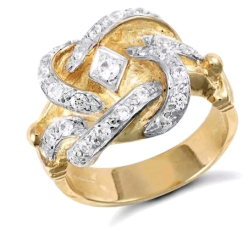 9ct yellow gold cubic zirconia - 9ct,