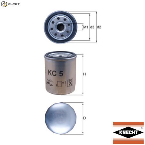 Fuel filter for toyota - kc,