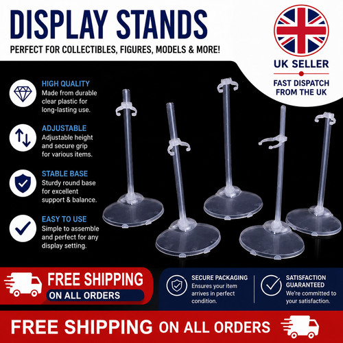 Pcs plastic doll stand - plastic,