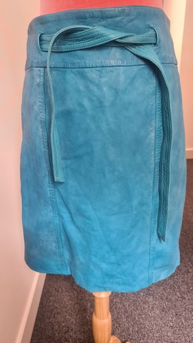 Turquoise real leather vintage - real,