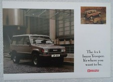 Isuzu Trooper 4X4 Brochure