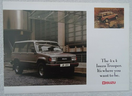 Isuzu trooper 4x4 - 4x4, brochure