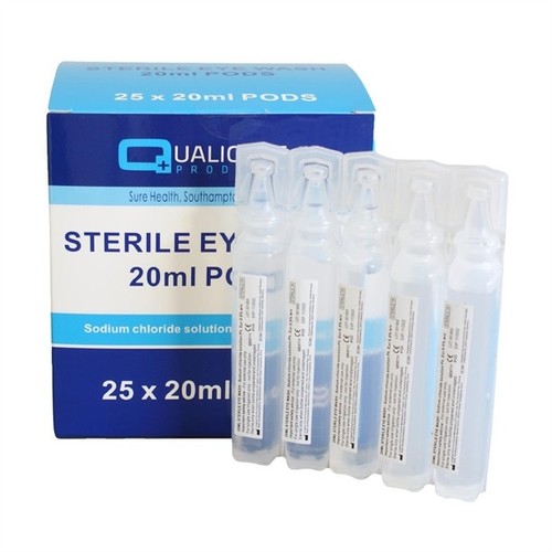 Sterile saline 20ml - saline, pods