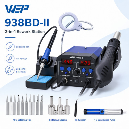 Wep 938bd soldering station - 938bd,