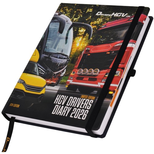 Hgv drivers diary 2026 6th - 2026, (6th