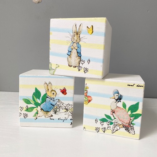 Peter rabbit nursery - rabbit, blocks