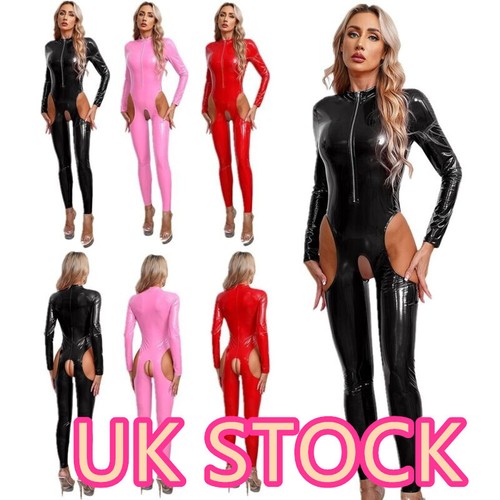 Women bodysuit pvc - uk,