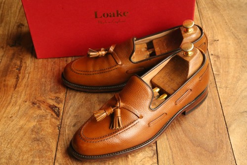 Loake tasselled tan brown - loake,