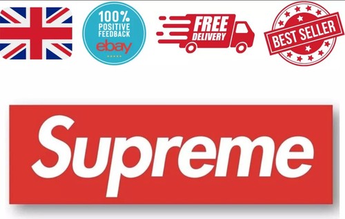 Supreme red box - red, sticker