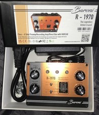 BARONI R-1970  orange tube valve 12ax7  preamp AND power amp distortion, D.I.