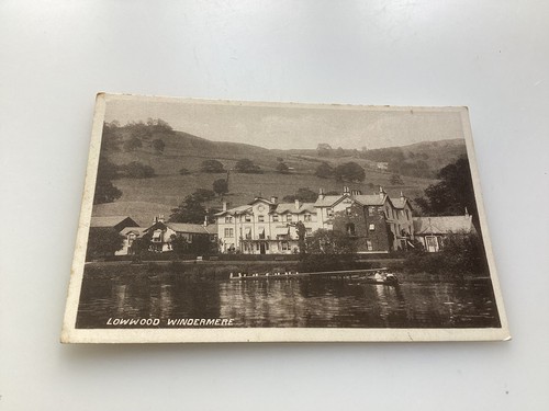 Vintage postcard - b/w,