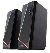 Trust Gaming GXT 609 Zoxa 2.0 PC Speakers, 12 W Peak Power, RGB Illuminated Set