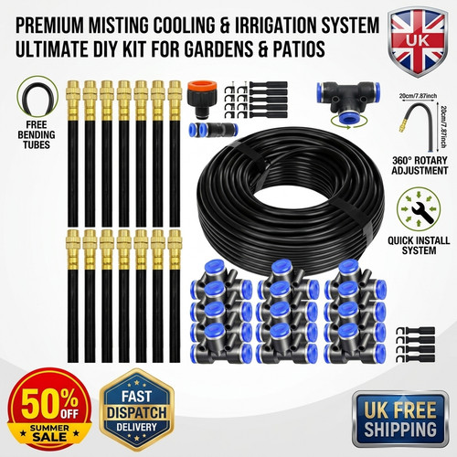Drip irrigation system kit - irrigation,