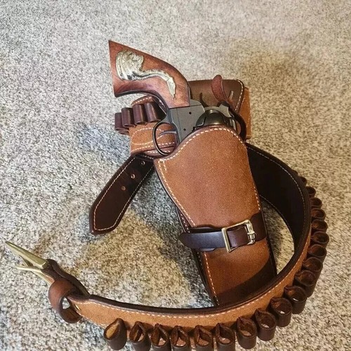 Western gun holster belt - western,