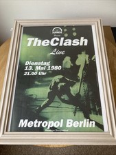 The Clash Live Gig Poster