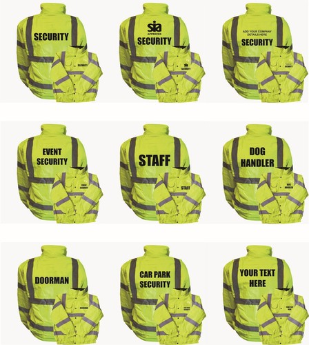 Printed yellow security - printed,