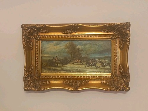 Antique edwardian fox hunting - fox,