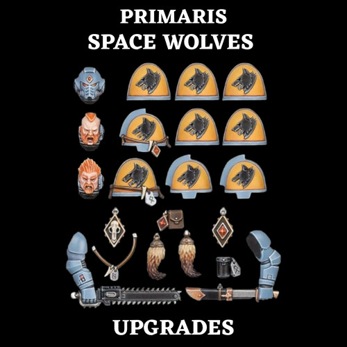 Space wolves primaris upgrades - space,