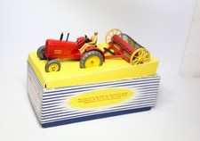 Dinky 310 Farm Tractor & Hay Rake In Original Box - Very Good Vintage Original