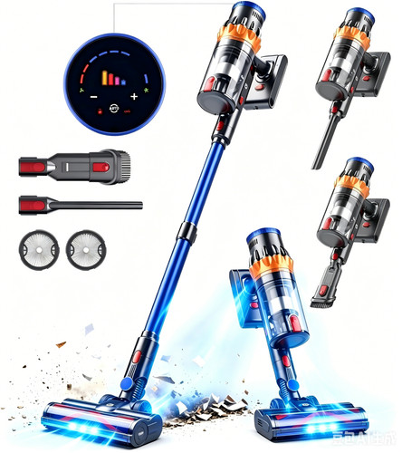 Cordless vacuum cleaner - vacuum, 65kpa