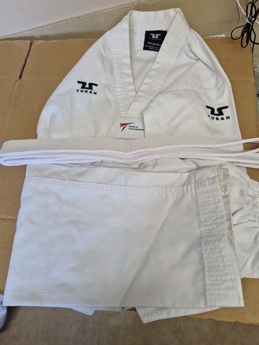 Taekwondo suit hardly - suit., worn
