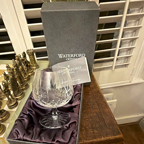 Waterford cut crystal - cut, brandy
