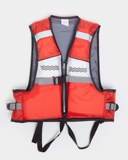 Kids Adults Life Jacket Swimming Floating Swim Zip Vest Buoyancy Jacket (Small)