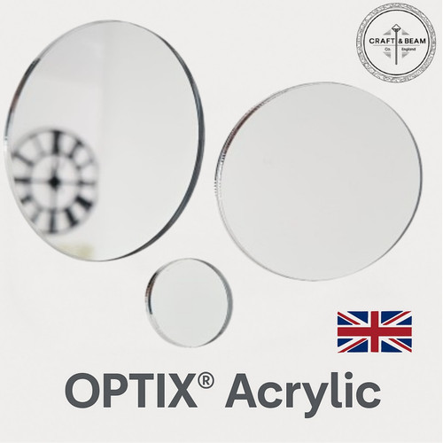 Round acrylic mirror - round,