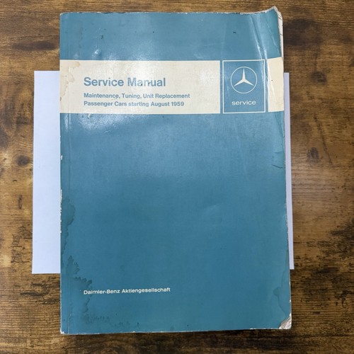 Mercedes benz service manual - mercedes,