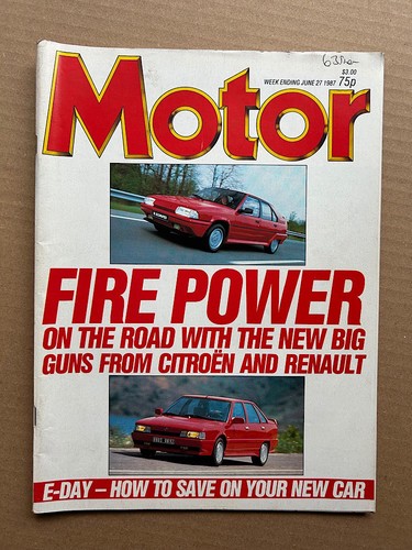 Citroen gti motor magazine - bx,