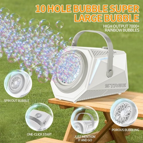 Electric bubble blower - bubble,