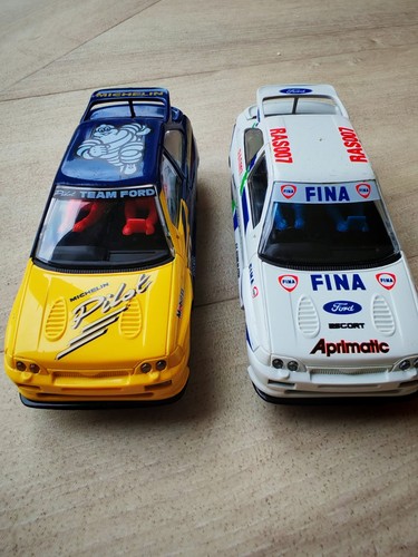 Scalextric escort rally cars - scalextric,