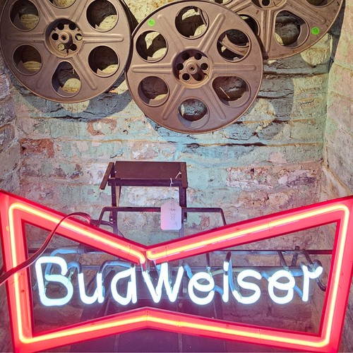 Budweiser neon sign - budweiser,
