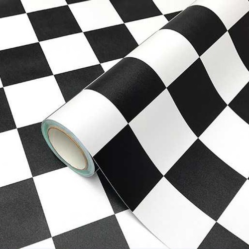 Black and white wall - black,