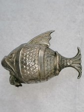 Antique Spanish Fish Salt