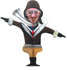 Biggles Clock - Biggles Gift - RAF Pilot Clock - RAF Pilots - Red Baron TS8C