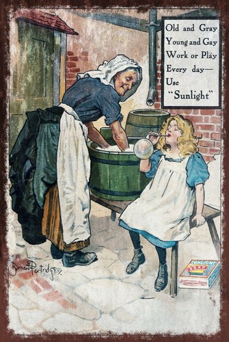 Sunlight soap advert aged - sunlight,