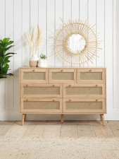 Birlea Croxley 7 Drawer Rattan