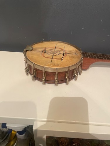 Vintage string banjo - string, wood