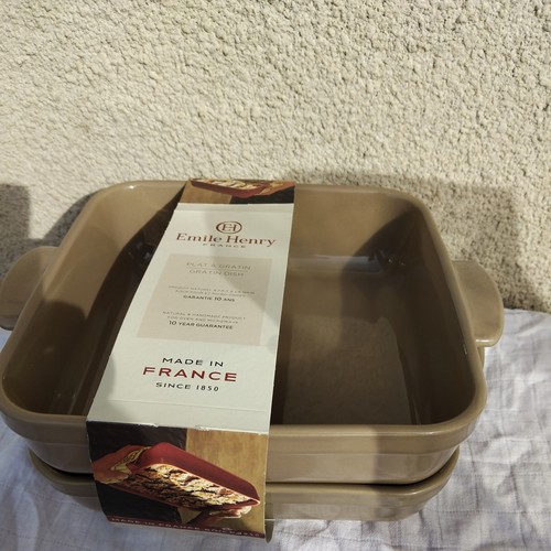 New emile henry gratin - x,