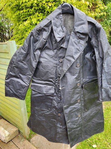 Rubber storm coat - rubber, oilskin
