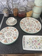 Minton Haddon Hall Bone China Set Cup And Saucer Dinner Plates Etc