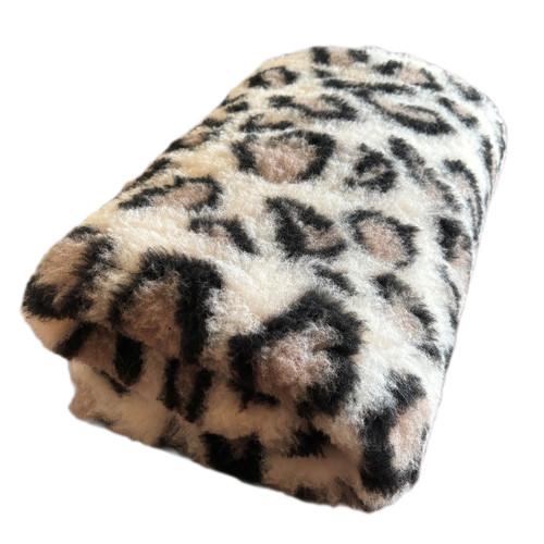 Leopard print vet bed dog - vet,