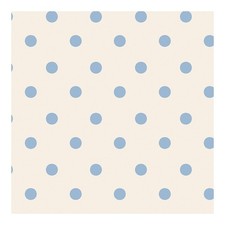 Cath Kidston Button Wallpaper Spot Blue