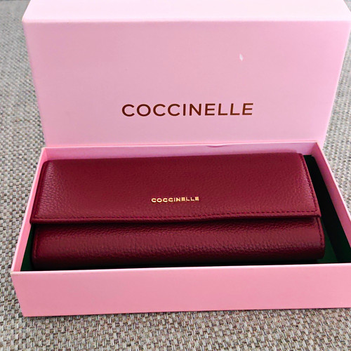 Coccinelle burgundy leather - burgundy,