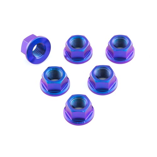 Titanium sprocket nuts m10 - m10, x6